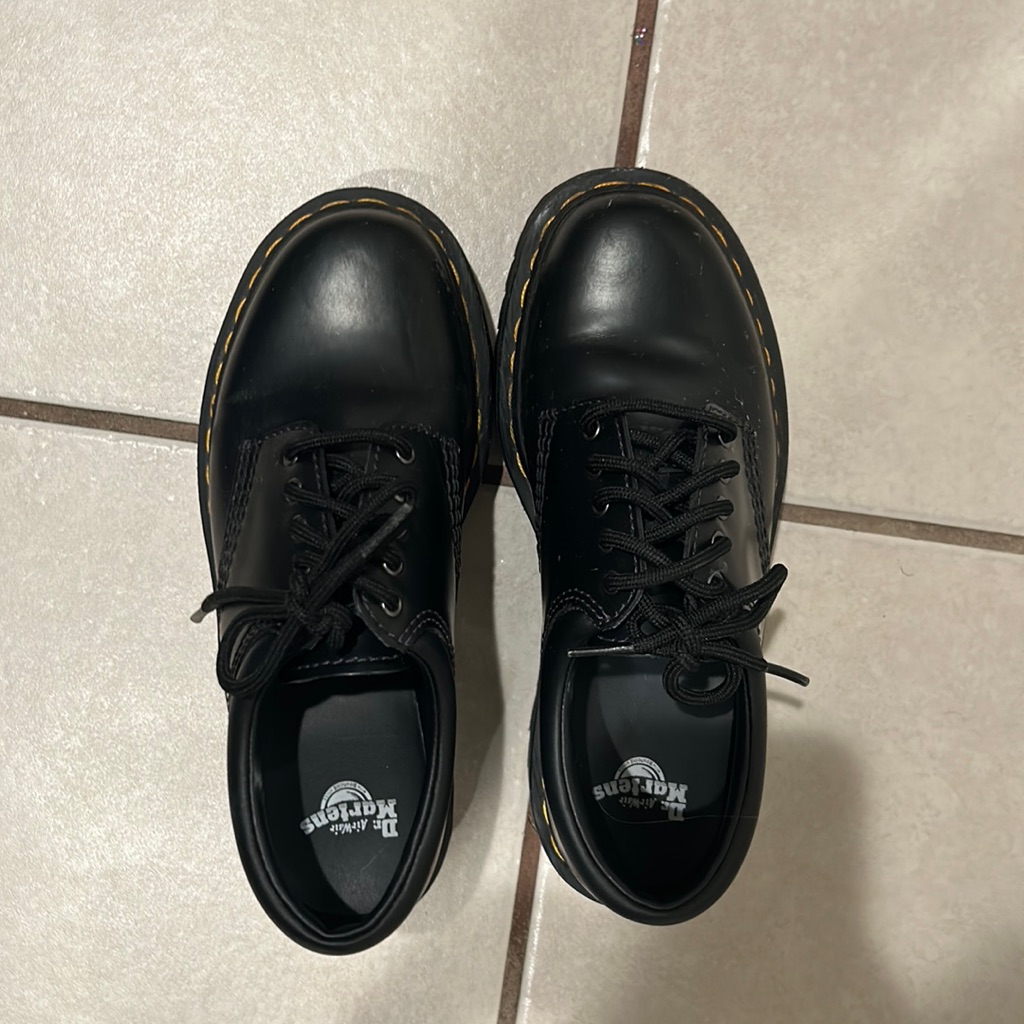 Dr Martens 8053 Leather Platform Casual Shoes